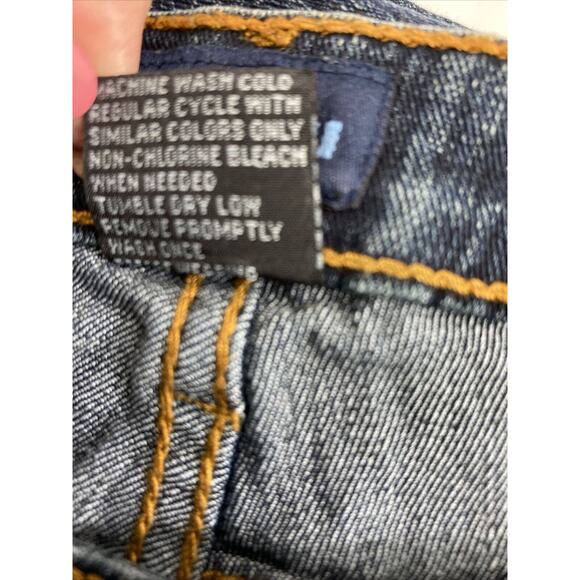 Deja Bleu Jeans Womens Size 8 Back Flap Pockets Medium Wash Denim Embroidery - Picture 4 of 11